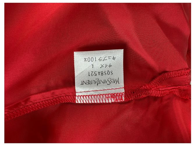 Vintage Yves Saint Laurent Rock Hellrot L - view 6