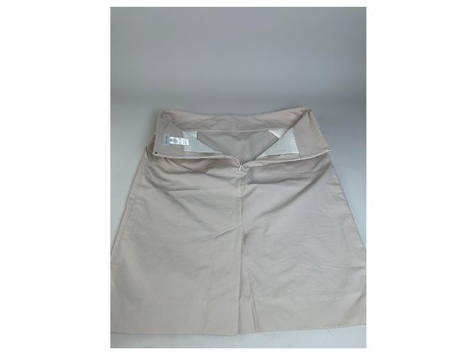 Céline Gonna vintage Celine in misto cotone crema L Beige - vista 3