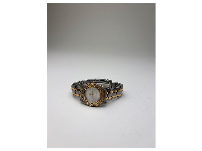 Vintage Givenchy Armbanduhr aus Edelstahl Silber Gold - Ansicht 9