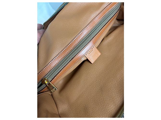 Céline Vintage Celine Macadam Canvas Duffle Bag Braun Tan - Ansicht 4