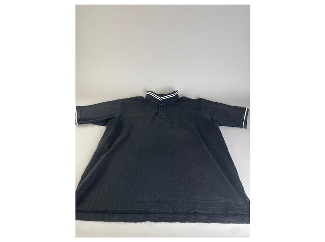 Polo in Cotone Vintage Burberry da Uomo Nero L - vista 4