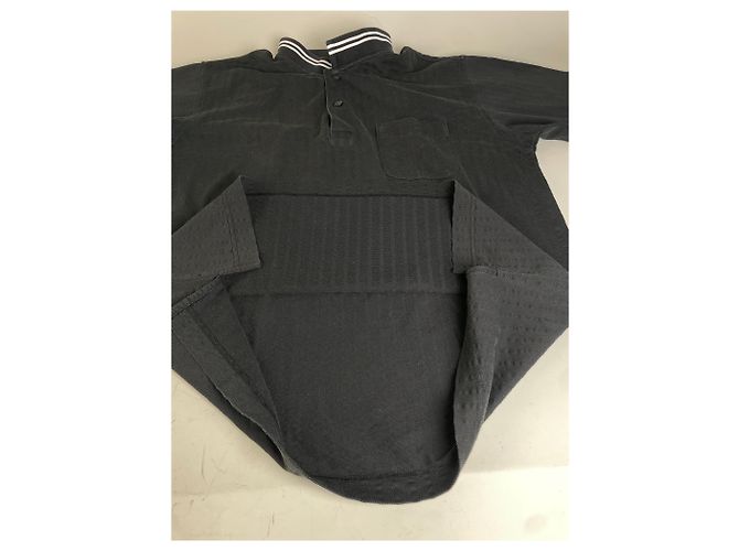 Polo in Cotone Vintage Burberry da Uomo Nero L - vista 8