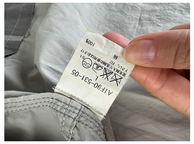Giacca Vintage Burberry in misto cotone Beige L - vista 10