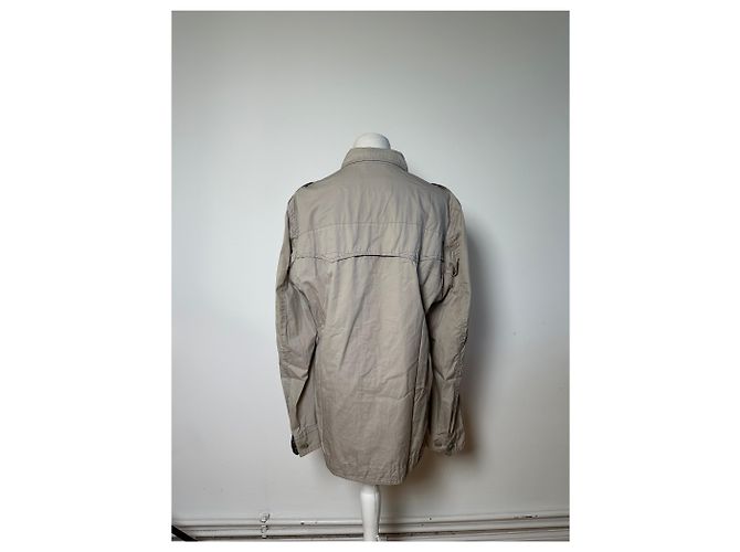 Giacca Vintage Burberry in misto cotone Beige L - vista 14