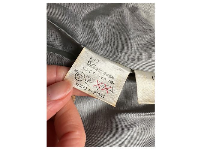 Day Vintage Balenciaga Wollmischungsmantel Hellgrau M - Ansicht 9