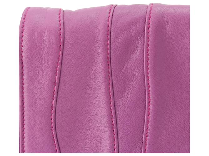 Clutch Prada Nappa Waves Stripe viola Porpora - vista 7