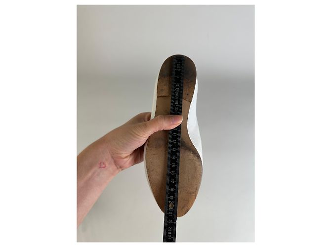 Vintage Gucci Leder Loafer Weiß EU5 - Ansicht 10