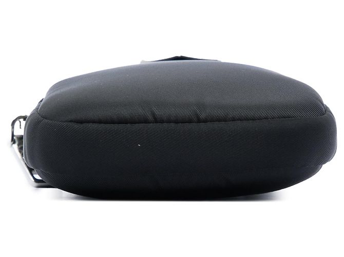 Borsa a tracolla porta telefono Prada Tessuto nera Nero - vista 3