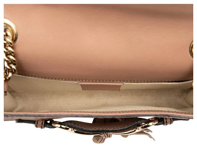Tan Gucci Small Guccissima Emily Crossbody Cammello - vista 4