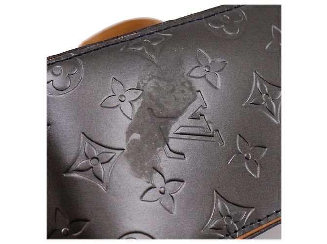 Borsa Louis Vuitton Monogram Mat Shelton grigia Grigio - vista 13