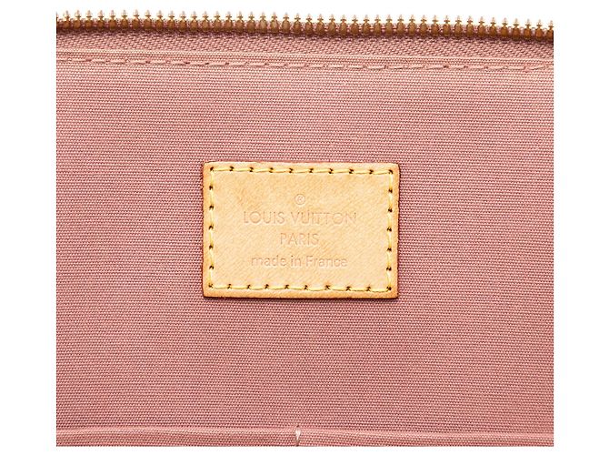 Borsa Louis Vuitton Monogram Vernis Alma PM Marrone - vista 5