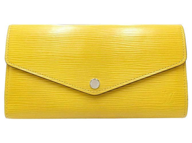 Cartera larga Sarah Epi Louis Vuitton amarilla Amarillo - vista 10