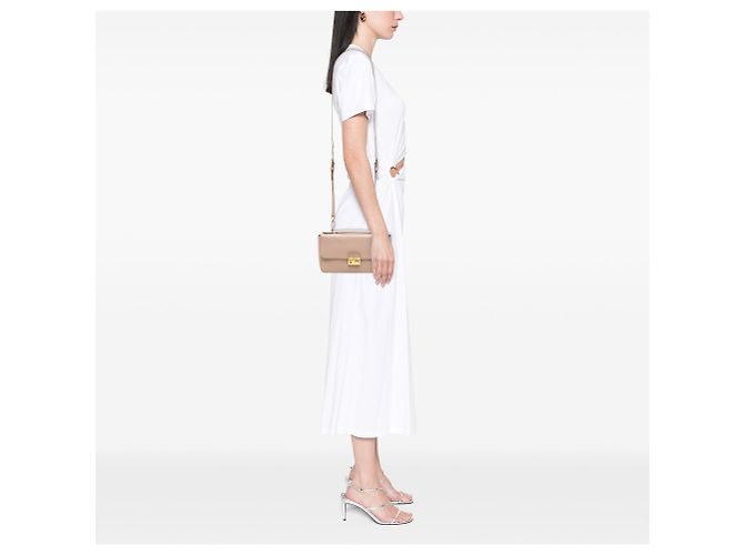 Borsa Prada Saffiano Sound Lock marrone - vista 6