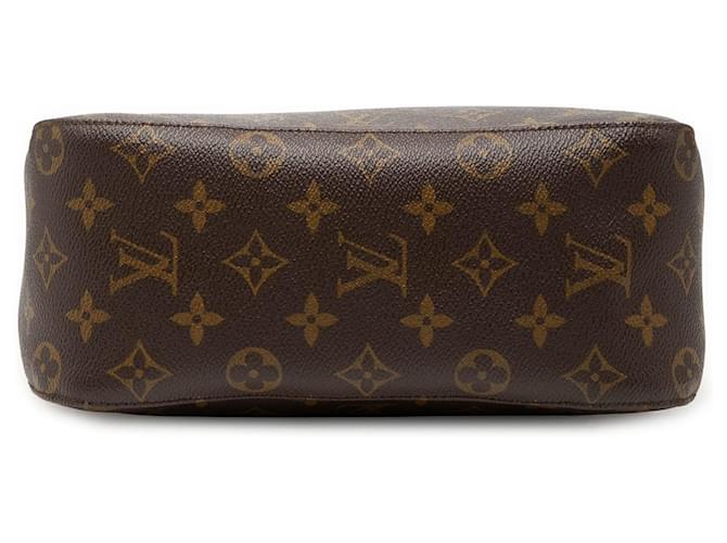 Borsa a tracolla Louis Vuitton Monogram Looping MM marrone - vista 3
