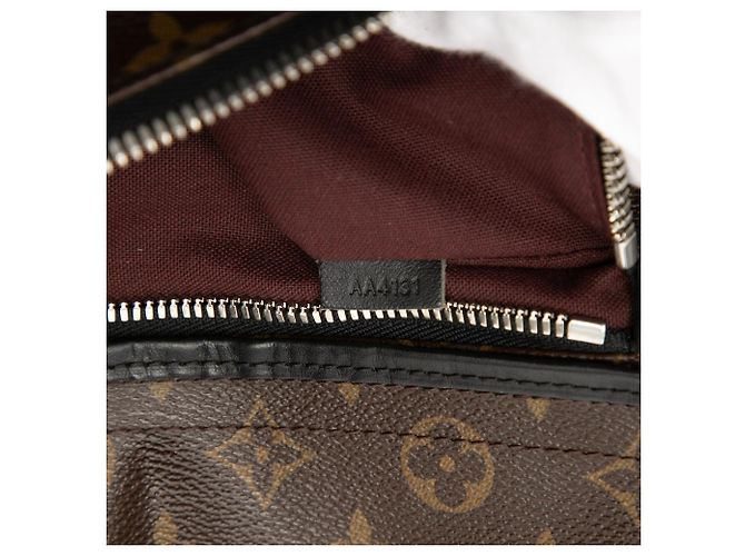 Borsa a tracolla Louis Vuitton Monogram Macassar Bass MM marrone - vista 6