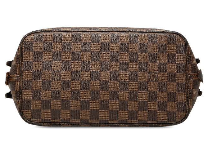 Borsa Tote Louis Vuitton Damier Ebene Rivington marrone - vista 3