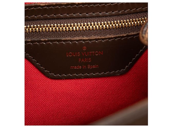 Borsa Tote Louis Vuitton Damier Ebene Rivington marrone - vista 5