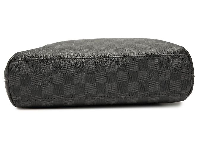 Borsa a tracolla Louis Vuitton Damier Graphite Mick PM nera Nero - vista 3