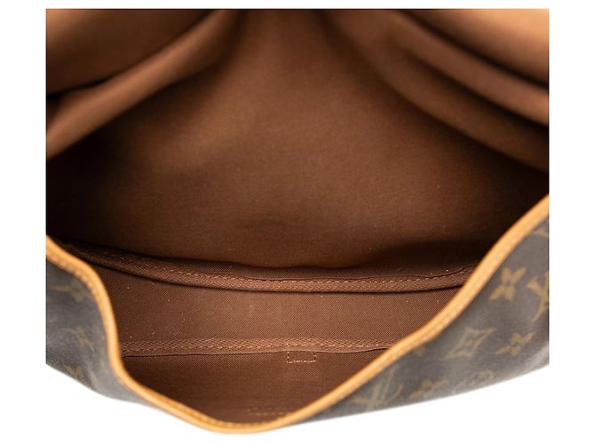 Borsa a tracolla Louis Vuitton Monogram Saumur 30 marrone - vista 4