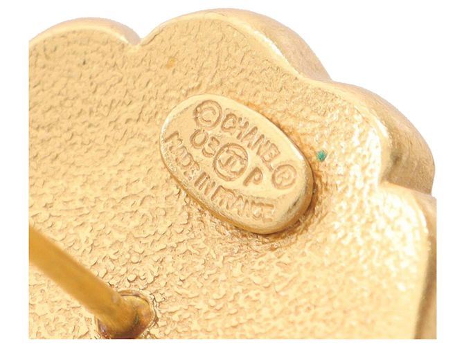 Chanel Email Ohrstecker Camellia CC in Grün - Ansicht 5