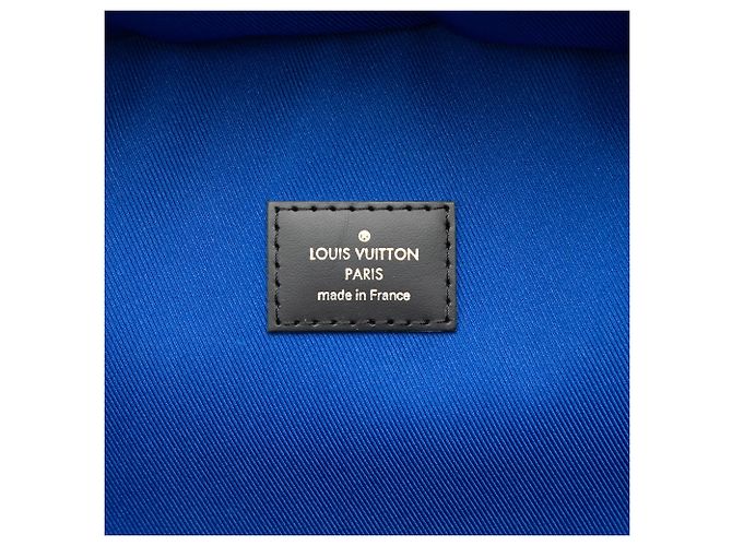Zaino Louis Vuitton Limited Edition Damier Graphite Logo Rainbow Josh nero - vista 5