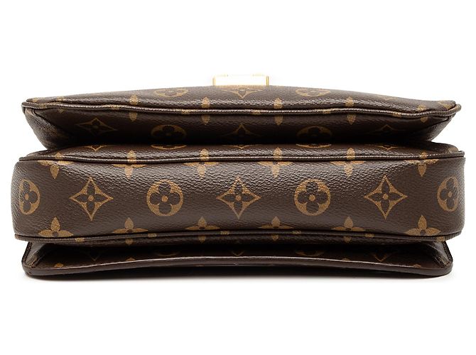Borsa Louis Vuitton Monogram Pochette Metis marrone - vista 3