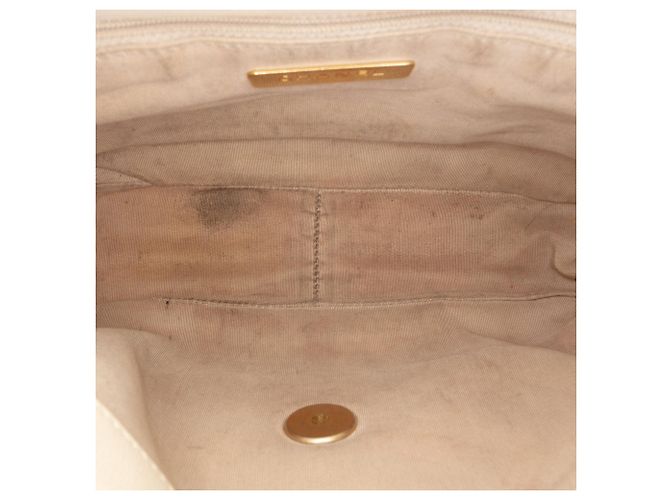 Borsa Chanel 19 in agnello beige, misura Medium - vista 4
