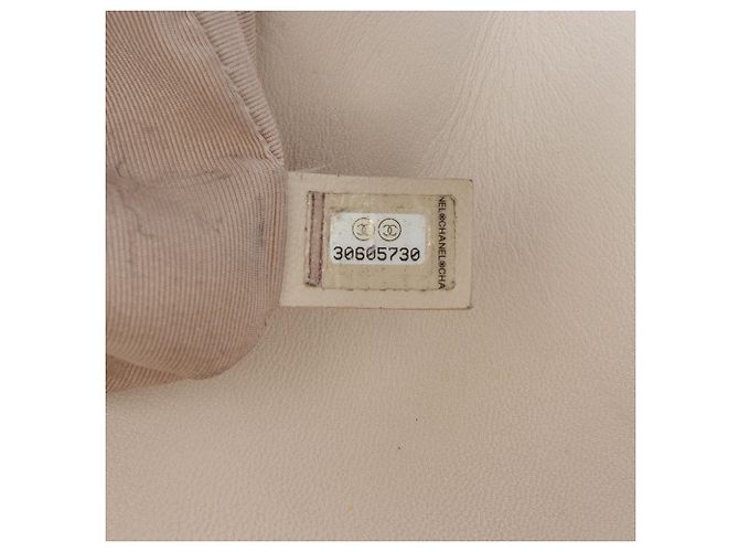 Borsa Chanel 19 in agnello beige, misura Medium - vista 6
