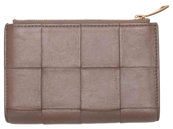 Cartera Bifold Intrecciato marrón Bottega Veneta - vista 2