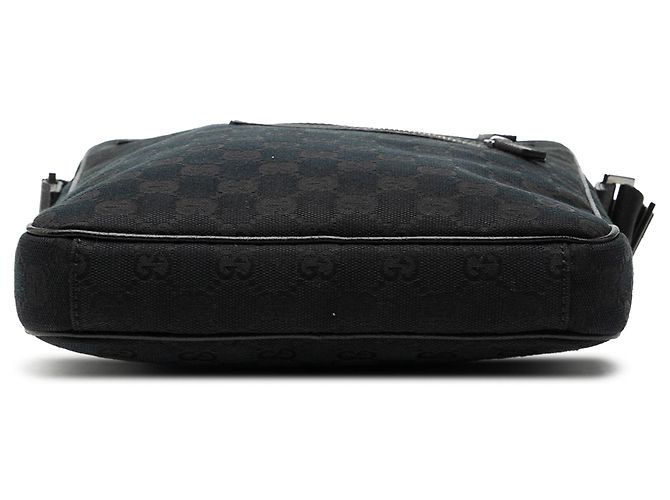 Borsa a tracolla Gucci GG Canvas nera Nero - vista 3