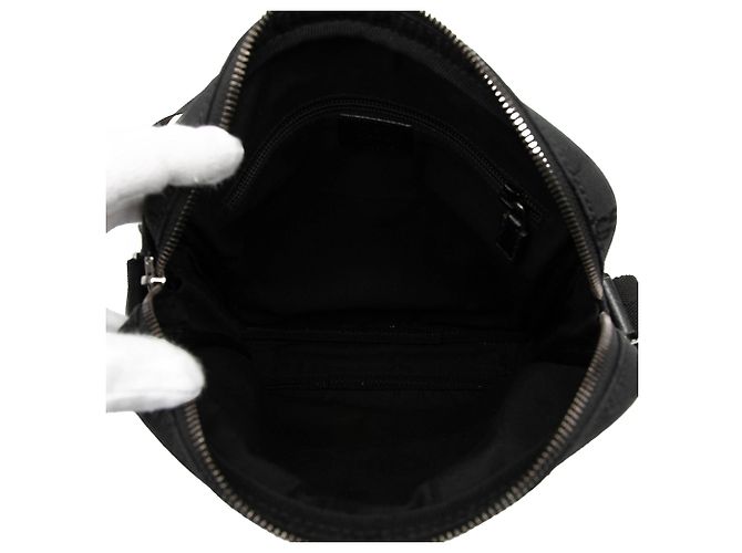 Borsa a tracolla Gucci GG Canvas nera Nero - vista 4