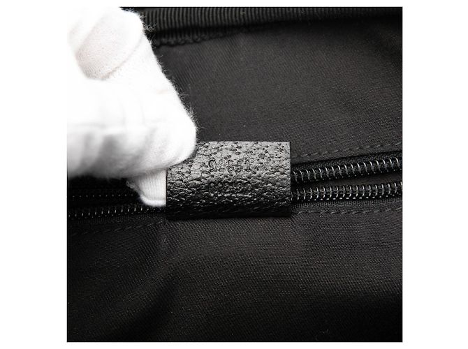 Borsa a tracolla Gucci GG Canvas nera Nero - vista 6
