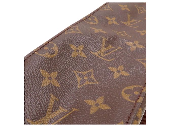 Borsa a tracolla Louis Vuitton Monogram Mini Looping marrone - vista 10