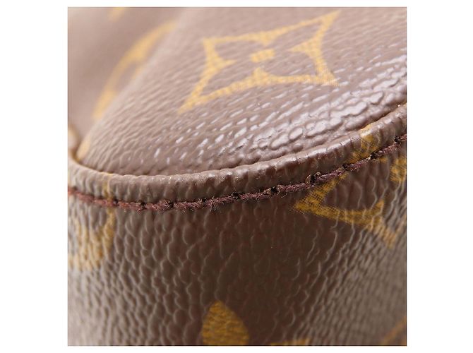 Borsa a tracolla Louis Vuitton Monogram Mini Looping marrone - vista 11