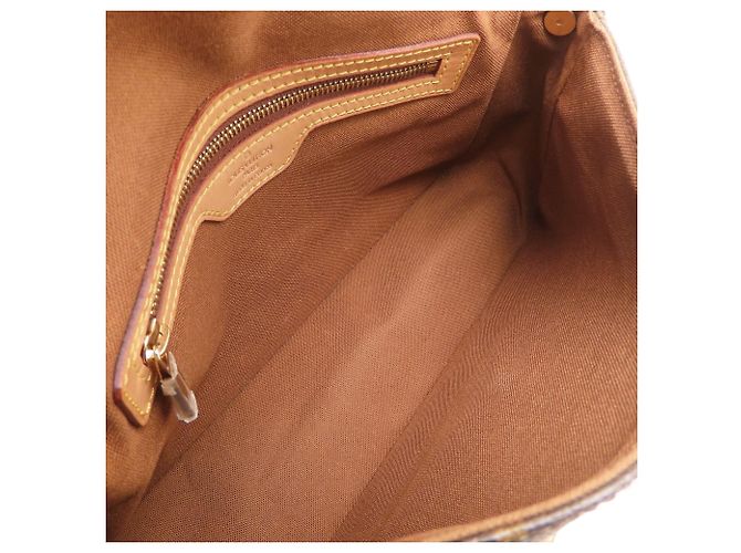 Borsa a tracolla Louis Vuitton Monogram Mini Looping marrone - vista 4