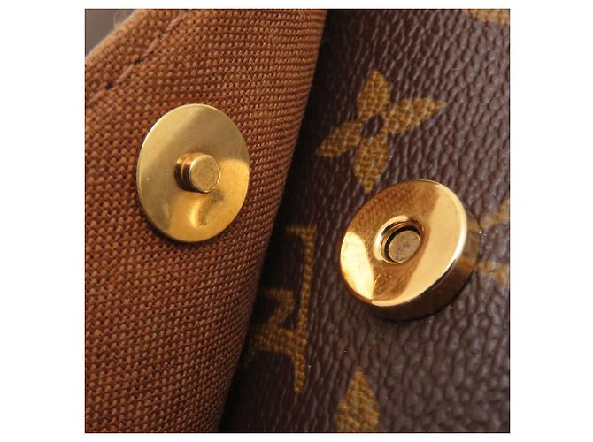 Borsa a tracolla Louis Vuitton Monogram Mini Looping marrone - vista 7