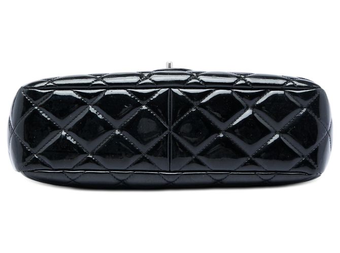 Borsa a tracolla Chanel Small Quilted Patent Coco Shine Flap nera Nero - vista 3