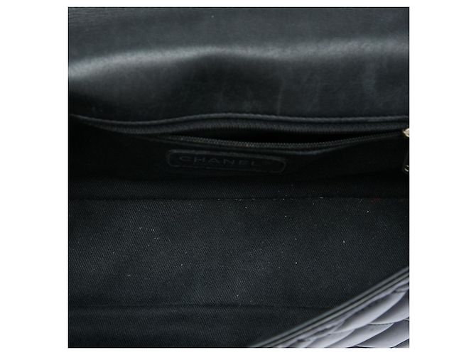 Borsa a tracolla Chanel Small Quilted Patent Coco Shine Flap nera Nero - vista 4