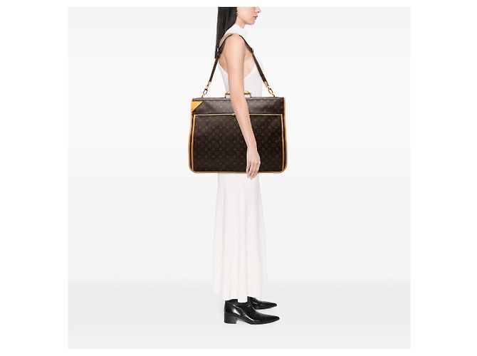 Borsa porta abiti Louis Vuitton Monogram marrone - vista 7