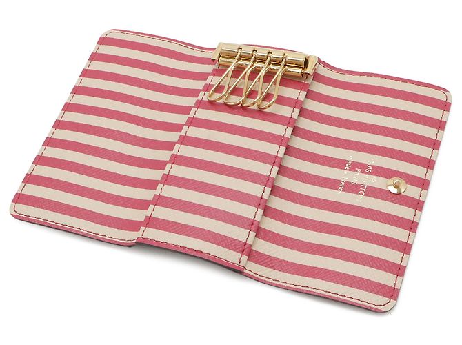 Llavero de 4 llaves Louis Vuitton Monogram Trunk marrón Castaño - vista 3