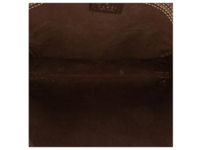 Borsa a tracolla Gucci GG Crystal Abbey D Ring Beige - vista 4