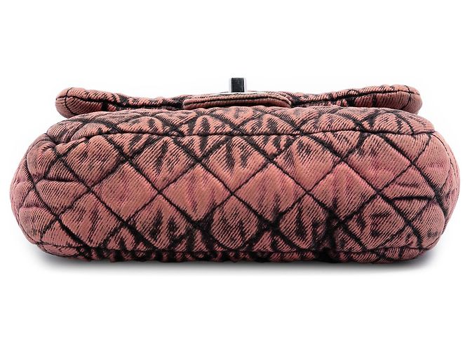 Borsa a tracolla Chanel Small Square CC trapuntata Denimpression Single Flap rosa - vista 3