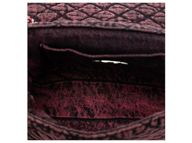 Borsa a tracolla Chanel Small Square CC trapuntata Denimpression Single Flap rosa - vista 4