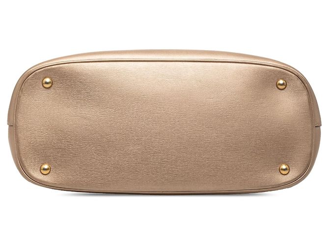Borsa Gucci in pelle Bright Bit dorata D'oro - vista 3