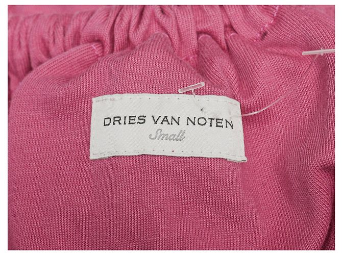 Top de cuello redondo rosa Dries Van Noten Talla US S - vista 4
