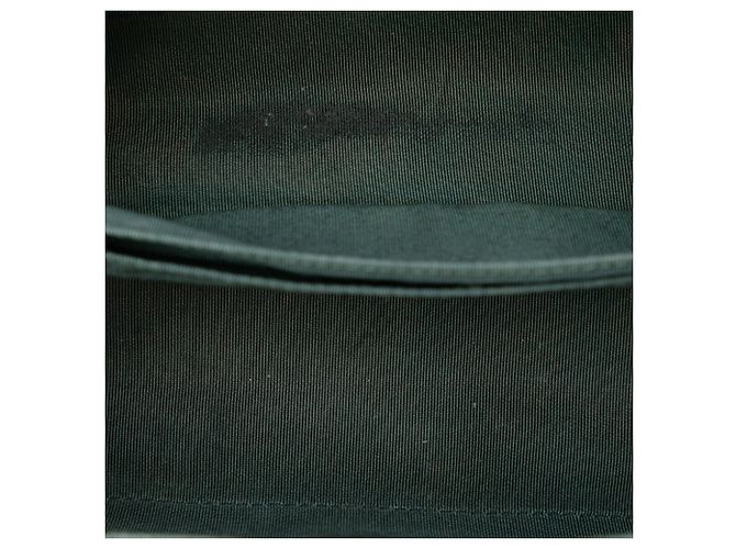 Borsa a tracolla Chanel Reissue 2.55 trapuntata in vernice verde con patta singola e doppio scomparto - vista 4