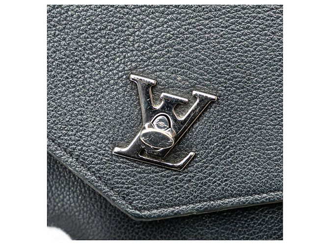 Twist Borsa a tracolla MyLockMe Chain Pochette nera Louis Vuitton Nero - vista 8