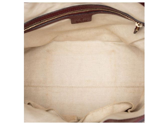 Borsa Tote Gucci Medium GG Canvas Bree pieghevole rossa Rosso - vista 4