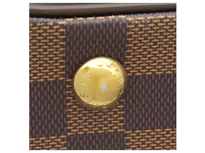 Borsa Louis Vuitton Damier Ebene Verona PM Marrone - vista 10
