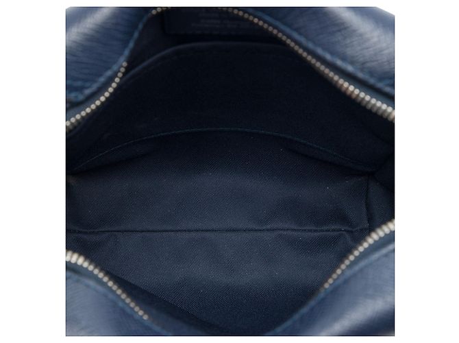 Borsa a tracolla Louis Vuitton Taiga Nikolai blu - vista 4